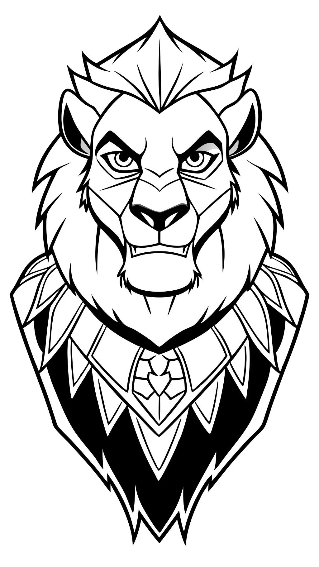 lion king scar coloring pages